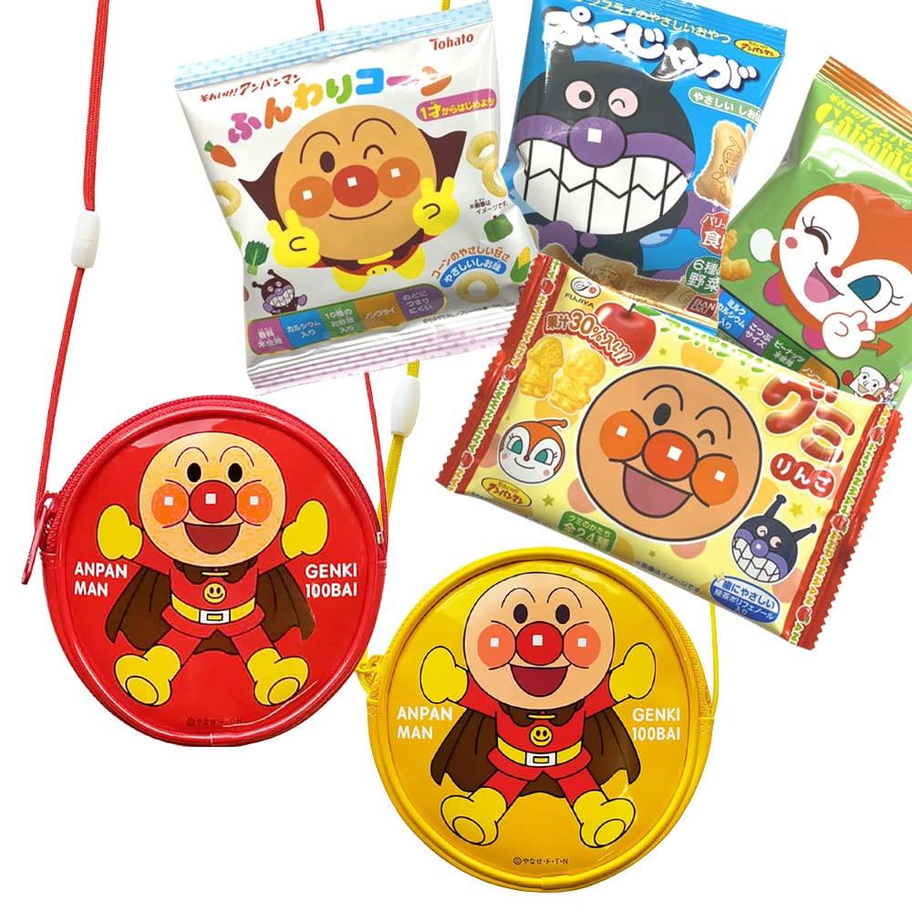 Круглый набор сладостей Anpanman Pochette, набор закусок Dagashi, детский подарок на день рождения, рождественский подарок