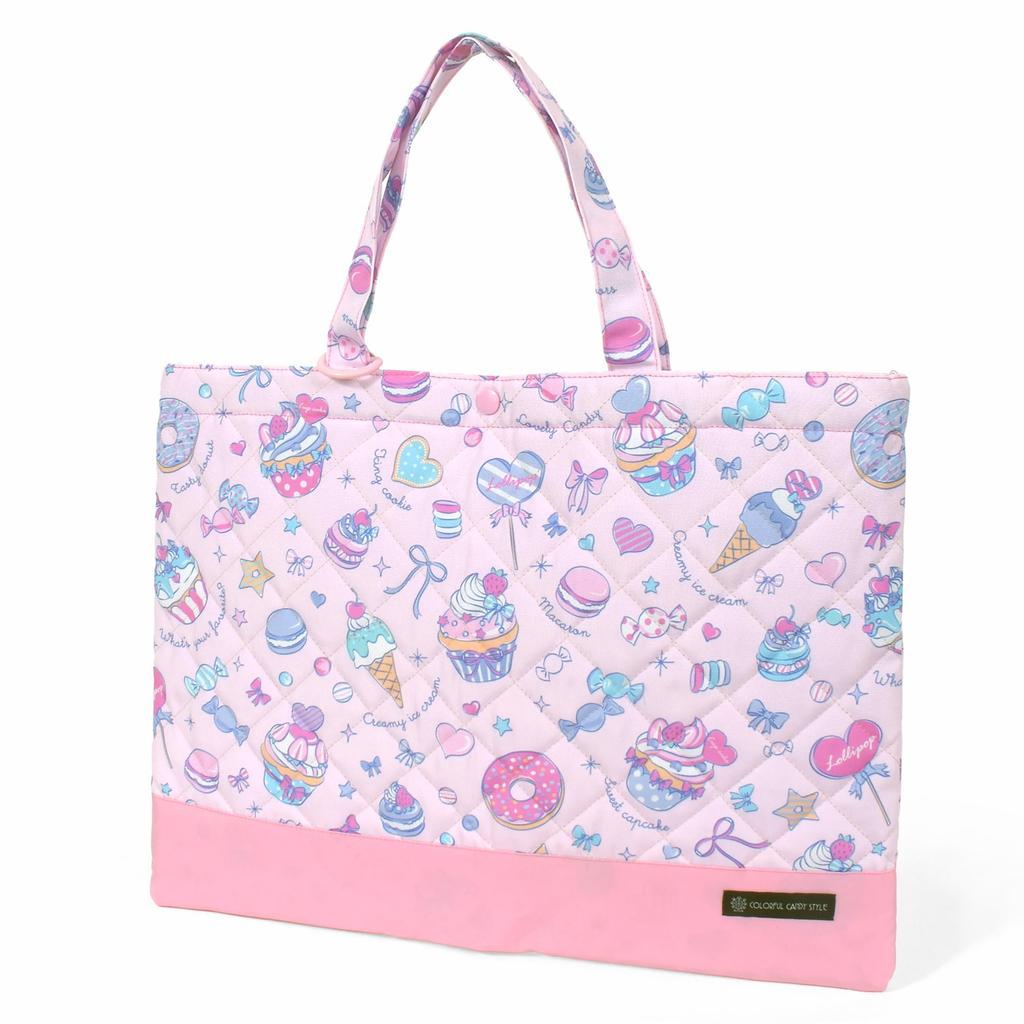 COLORFUL CANDY STYLE Kindergarten Entrance Lesson Shoe Drawstring Gym Clothes Lunch Cup Accessory Back Cross Apron Milky Sweets Candy a La Cute