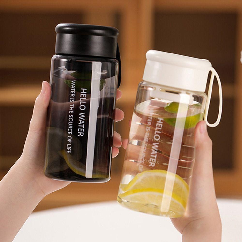with Tea Strainer Single-layer Plastic Cups Transparent Water Cup Simple Sports Water Cup