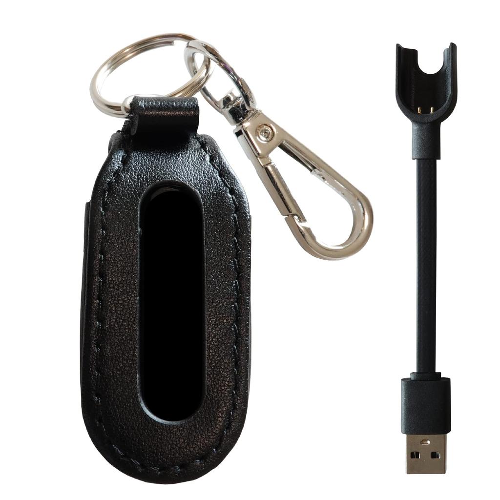 TRYKE Pocket Auto Catch Reviver Dia Leather Case Charging Cable 1 Piece Brook Pocket Auto Catch Case Black (Leather Single)