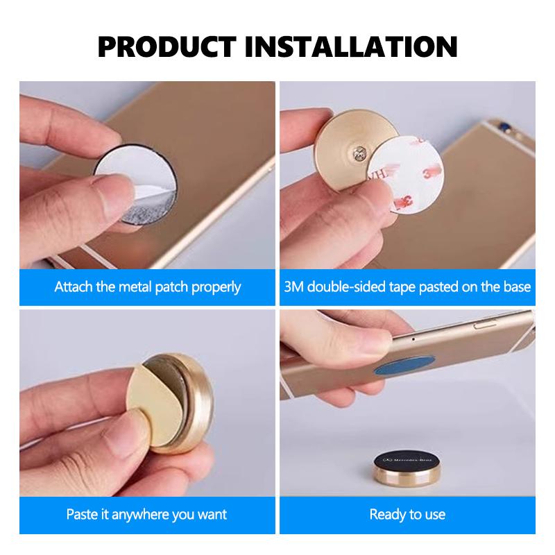 AABIB1 Magnetic Car Phone Holder Dashboard Sticker Mobile Phone Holder Accessories For Benz AMG VIANO GLB GLC W108 W124 W126 W169 W176