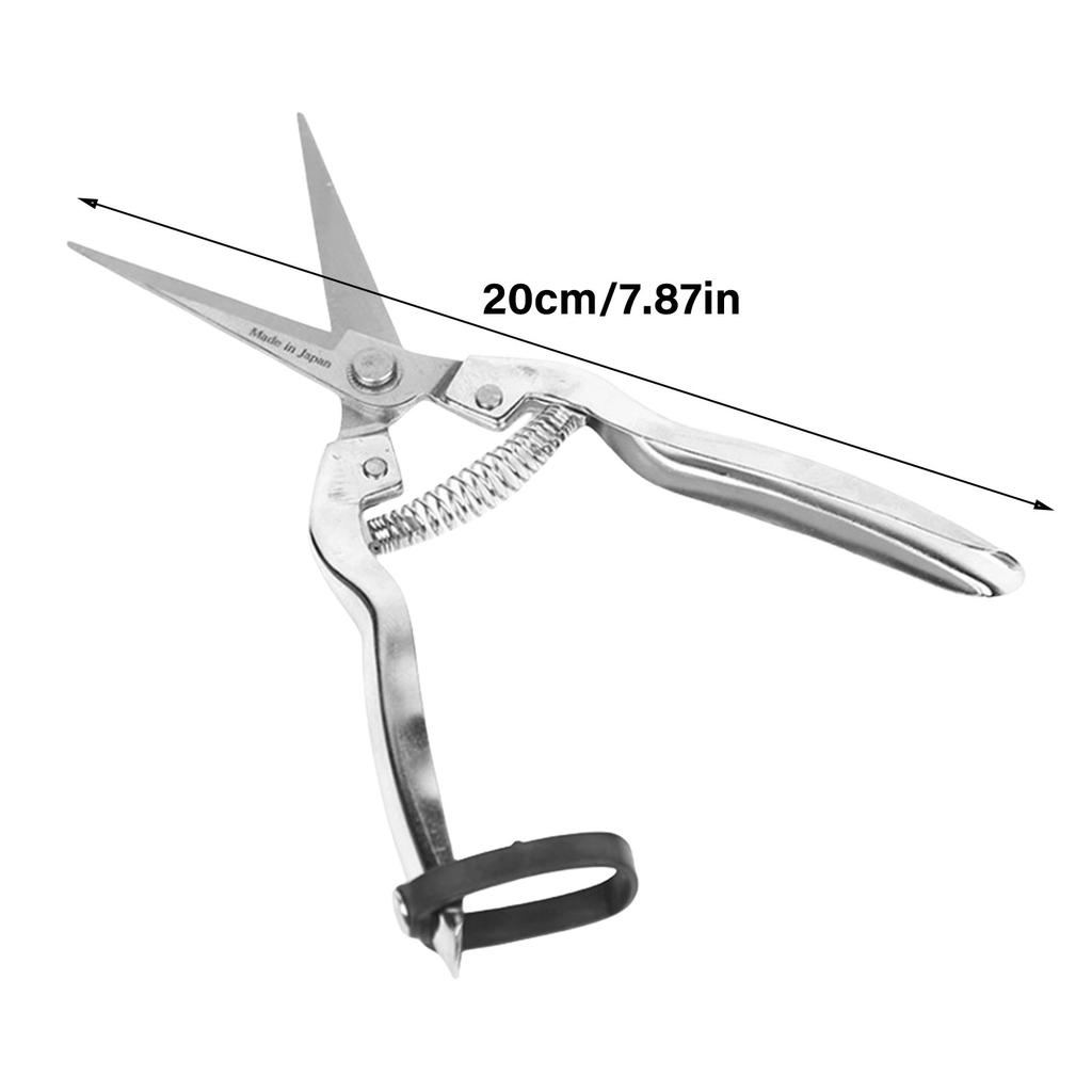 Садовые ножницы из нержавеющей стали, садовый инструмент, зубчатая ручка из нержавеющей стали для фруктовых деревьев и грубых веток