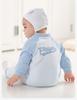David Bella Baby Knitted Crawler Clothes Spring Clothes New Women's Treasure jumpsuit Men's Treasure Color blocked Bag fart Clothes
