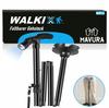 WALKIX Walking Stick Foldable Walking Stick Hiking Stick Walking Aid LED Height Adjustable