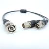 1 BNC Male To 2 Way BNC Female Splitter Video Cable Cord Connector Adapter Wire For Extension Wire for CCTV Camera