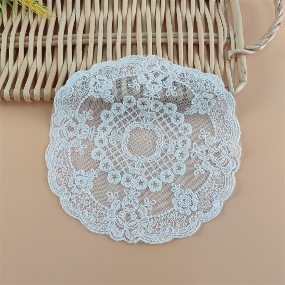 Вечеринка Свадьба Украшения для дома Кружево Вышитые Подставки Салфетка Скатерть Изоляция Обеденный Коврик