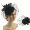 Retro Berets  Headband Fascinator Wedding Ascot Hat Hatinator Birdcage Veil