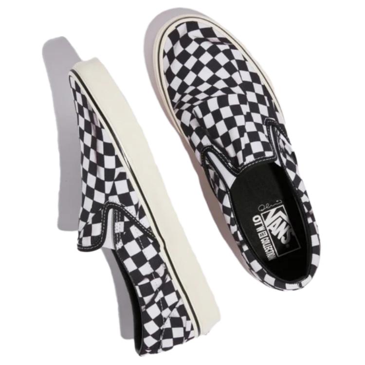 Vans Классические слипоны OTW — кроссовки унисекс Dahahm Checkerboard Black True-White VN0A5AO8342