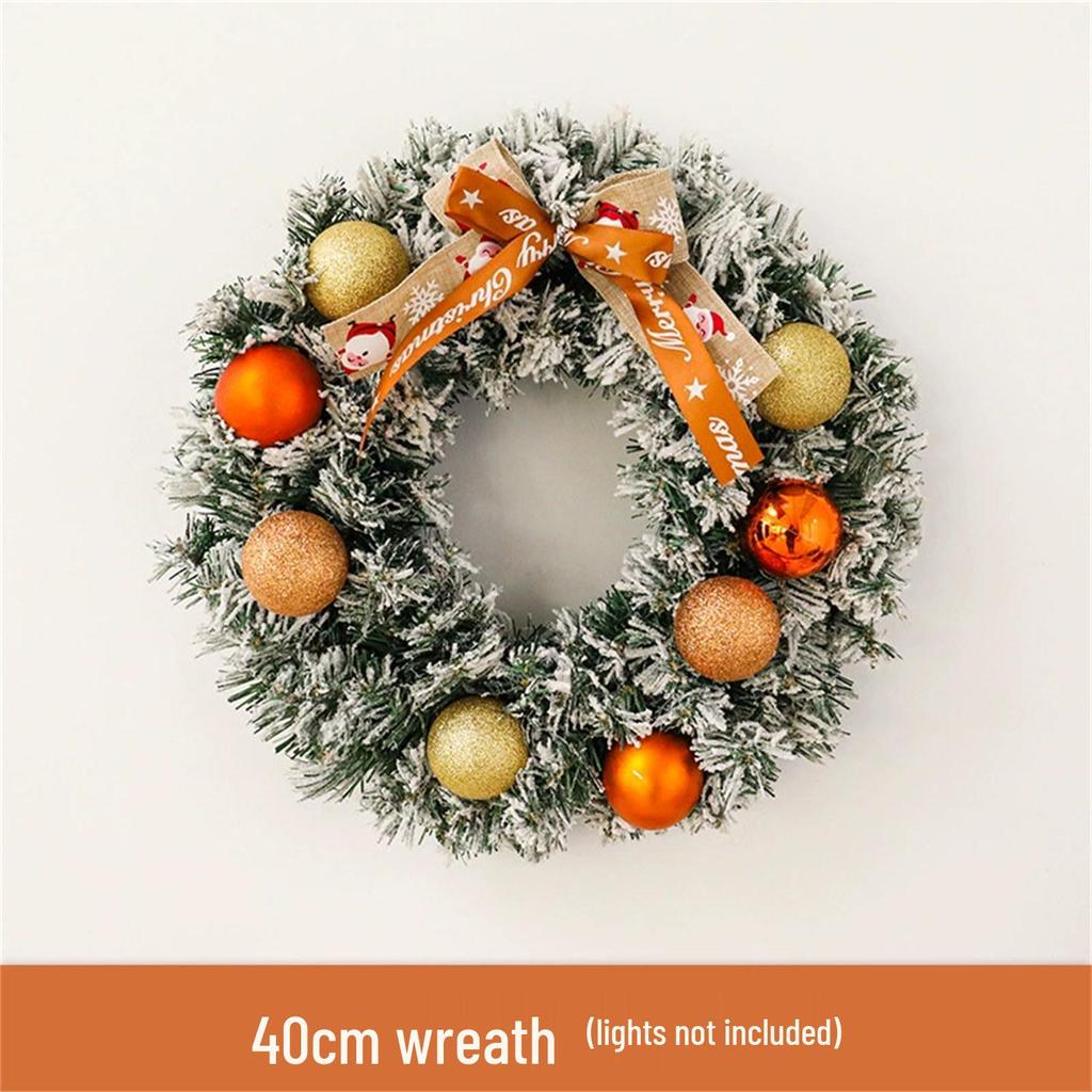 Christmas Vine Wreath Door & Wall Hanging Ornament