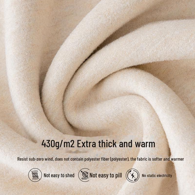 Ультратеплые мужские леггинсы из шелковой шерсти: На бархатной подкладке, плотная и морозостойкая, для осени и зимы