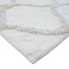 Tapis salon lavable berbère en coton beige 60x90
