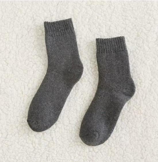 Men's Winter Wool & Cashmere Thick Terry Socks