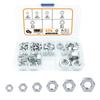 Metric Hexagon Nut Set, DIN M4 M5 M6 M8 M10 M12 Stainless Steel Hexagon Nuts 66 Pieces