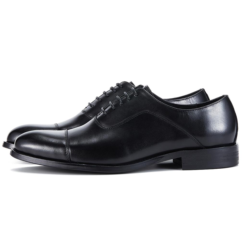 Italian Style Men's Genuine Leather Oxford Shoes Classic Breathable Top Layer Cowhide Business Dress Shoes for Gentlemen