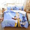 3D Печатный Аниме KonoSuba Комплект Постельного Белья Мальчики Девочки Размер Twin Queen Пододеяльник Наволочка Постельное Детская Взрослая Домашний Текстильextile