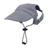 Pet Baseball Cap for Small Puppy Animals, Open-Ear Baseball Cap with Rear Stretch Panel and Sun Shade Front for Outdoors
