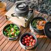 Набор алюминиевой походной посуды Naturehike на 4-7 человек