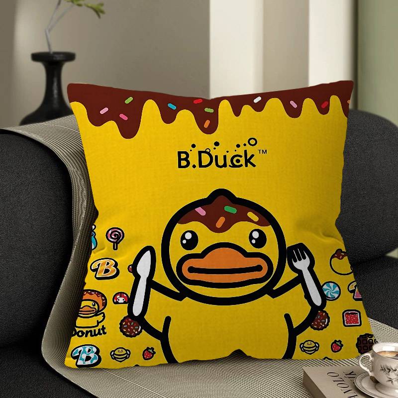 B-B Duck Anime Personalized Pillow Cover Kids Bedroom Wild Party Decor Pillowcase Kid Birthday Shower Gift