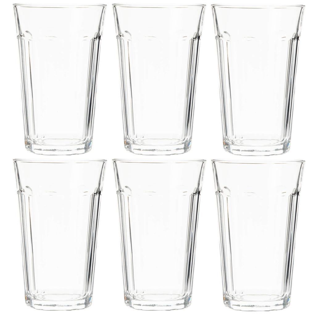 Стакан Toyo Sasaki Glass Pizzicato 12, 360 мл, набор из 6 шт. Сделано в Японии, можно мыть в посудомоечной машине, небьющаяся стеклянная чашка, стакан для кофе, стакан для сока