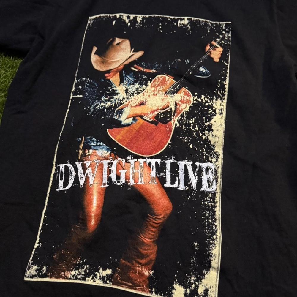 1990s Dwight Yoakam black and white Shirt Unisex Concert S-5XL AR563 Unisex T-Shirt