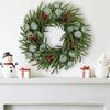 50cm Christmas Wreath Artificial Flower Decoration Wreath Door Hanging Wall Hanging