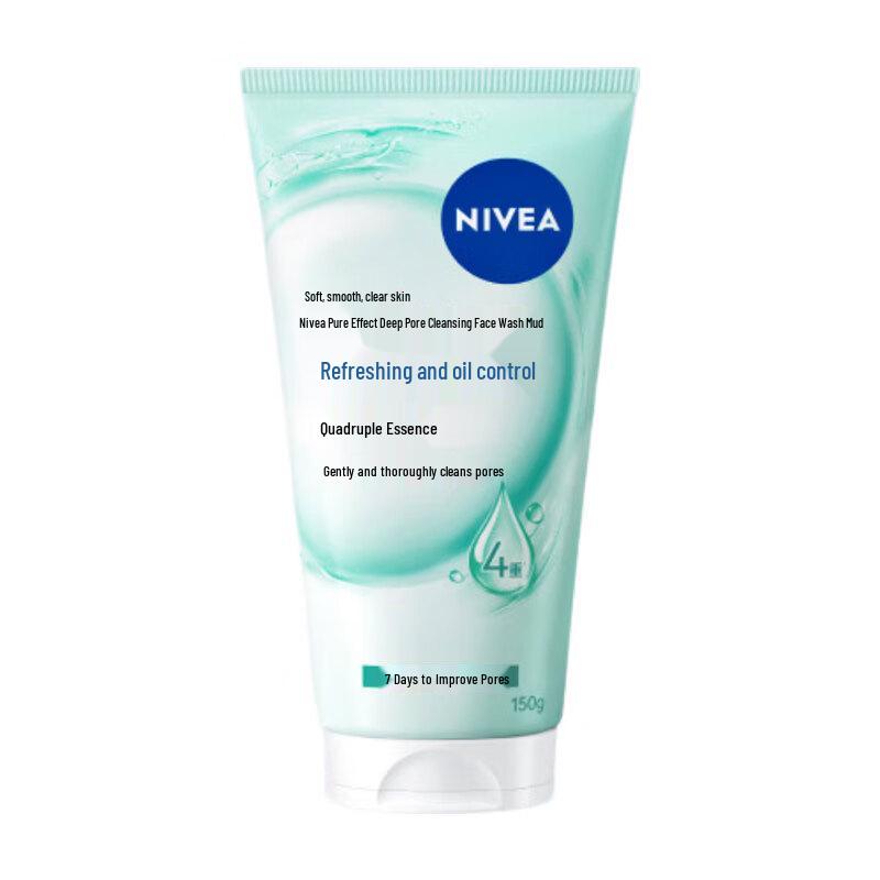 Nivea Глубоко очищающее увлажняющее средство для умывания лица 150 г (2-Pack)