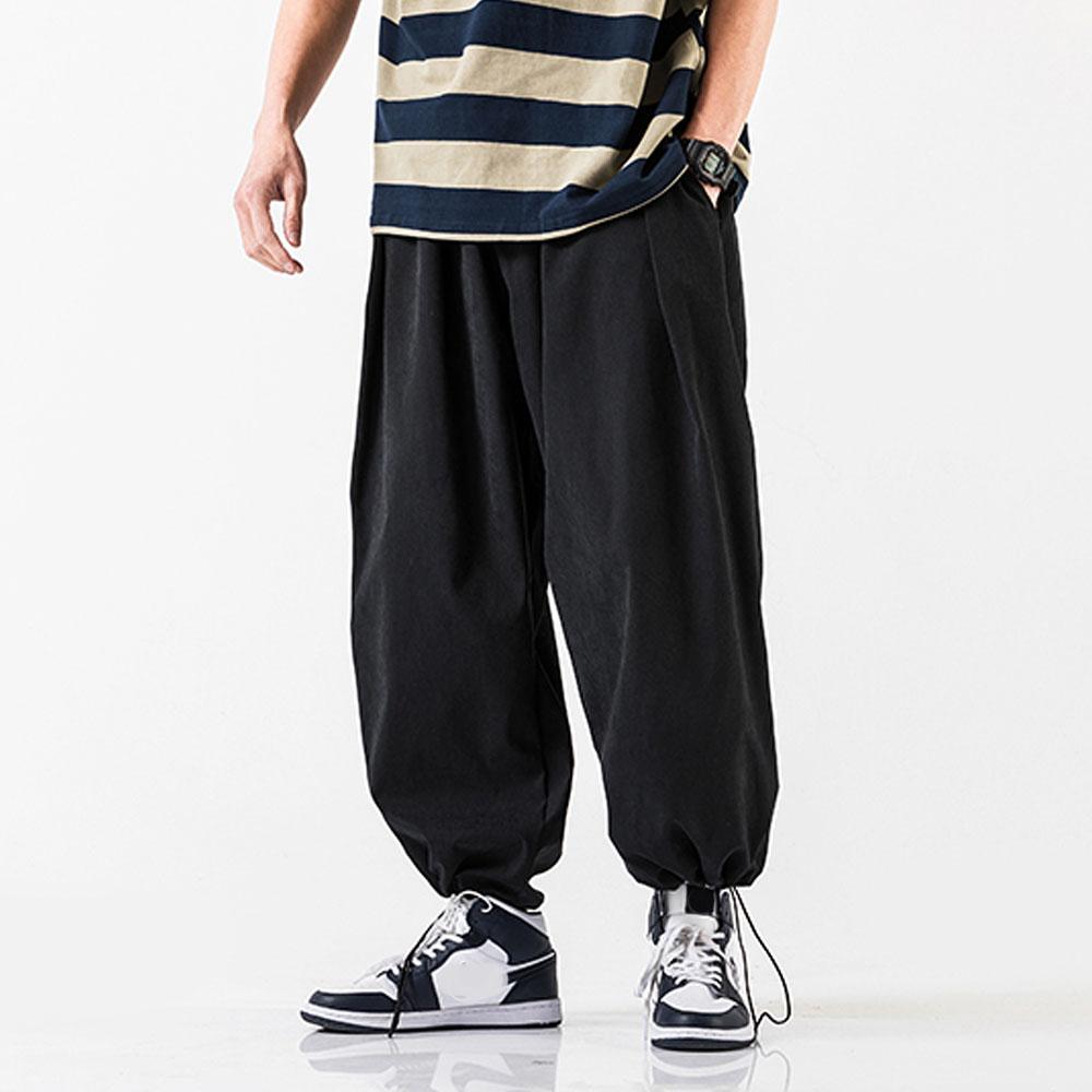 Уличная одежда Шаровары Мужские мешковатые беговые шаровары Комбинезоны Спортивные штаны Негабаритные повседневные широкие брюки Бегуны Мужские брюки