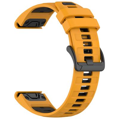 Для Garmin Fenix 8 51мм/Enduro 3/Fenix 7X Ремешок для часов 26мм Быстросъемный силиконовый ремешок на запястье
