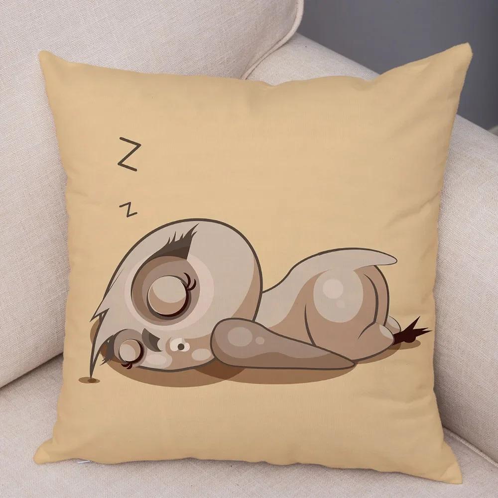 Милая мультяшная сова наволочка для кабинета офисная гостиная домашняя наволочка украшения для автомобиля