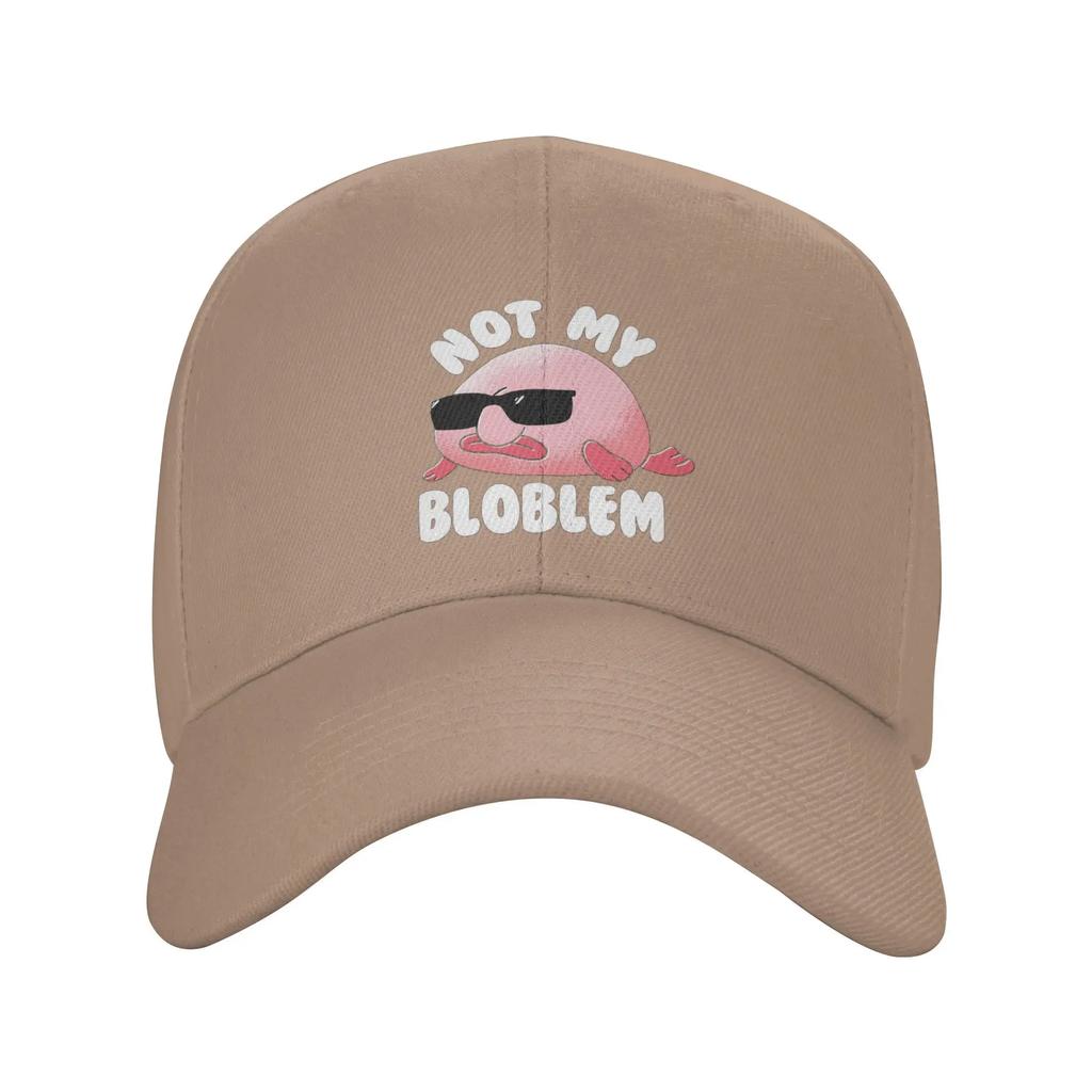 Unisex Baseball Hats Blobfish Not My Bloblem Not My Problem Streetwear Summer Sports Baseball Caps Hip Hop Cap Casquette Hats