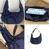 Korean Style Polka Dot Nylon Crossbody Bag Lightweight Ballet Style Pleated Shoulder Bag Prined Large Capacity