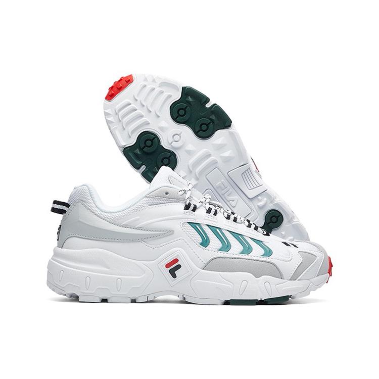 Fila Кроссовки для бега Серый/Белый/Зеленый Женские F12W031110FWG