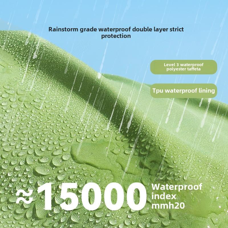 Dog Fashion Splicing Golden Retriever Big Dog Raincoat Medium and Large Dog Four-legged All-inclusive Waterproof Pet Poncho