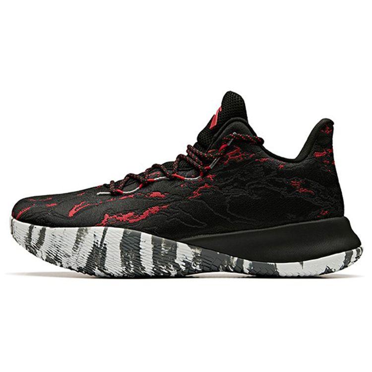 Anta Viper Performance Basketball Shoes Men Sneakers Black Red 11941621-5