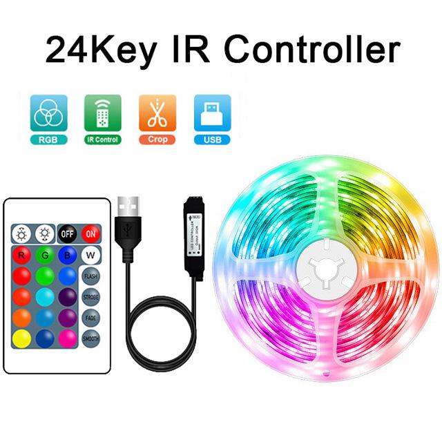 LED Strip Lights 1M-30M RGB 5050 Led Light Music Sync APP Remote Control Flexible Ribbon for TV Backlight Christmas Party Decor