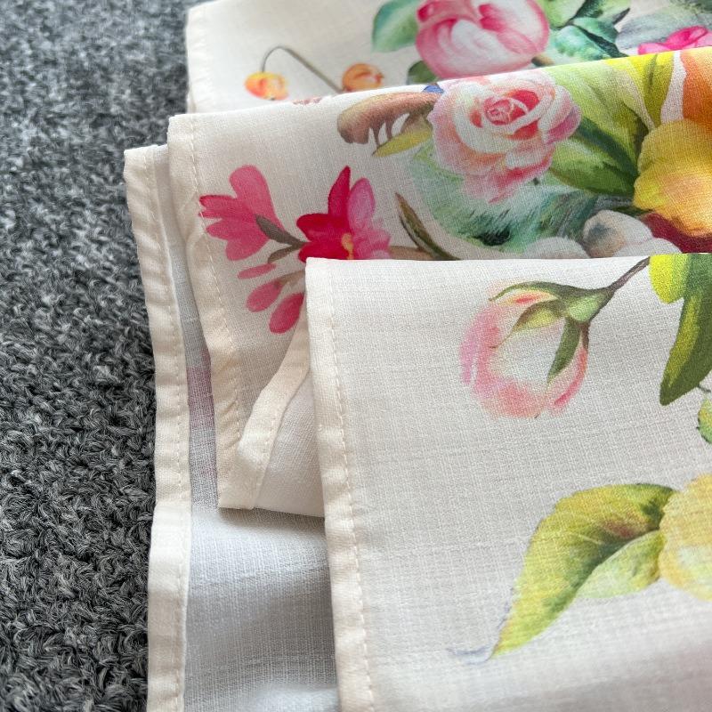 Весеннее женское платье с лацканами, рукавами-фонариками, расписанное и напечатанное, с присборенной талией, однобортное, с широкими складками