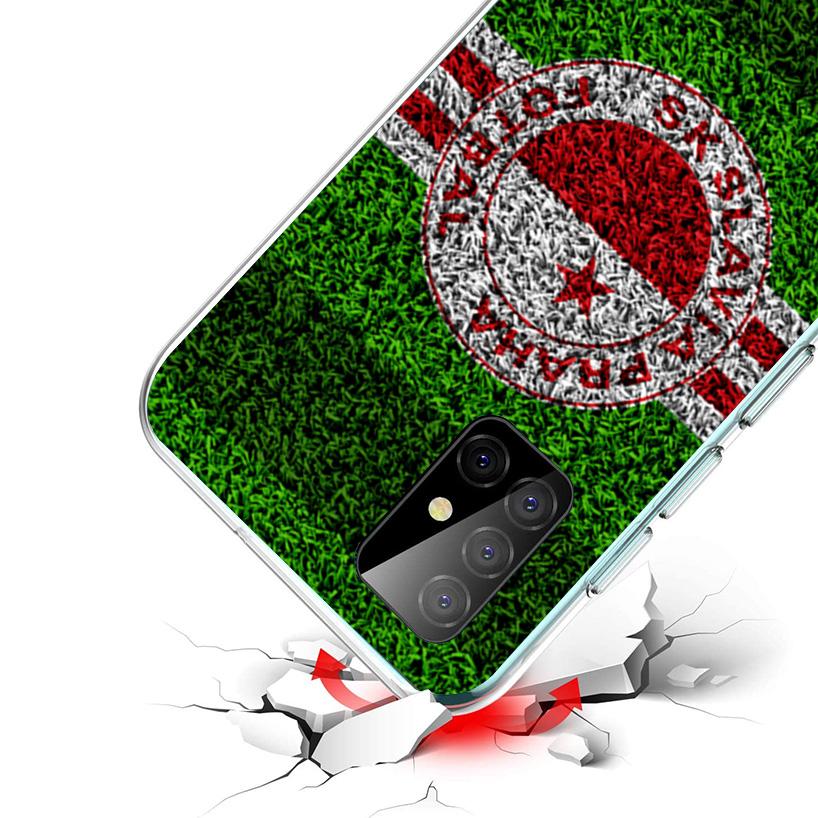 Sk Slavia Praha Czech Republic Phone Case For Samsung Galaxy A52 A32 A22 A12 A51 A31 A50S A30S A20S A10S Note 20 Ultra 10 Plus S