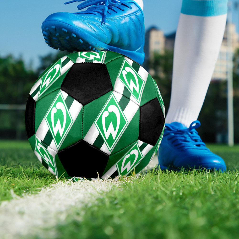 SV Werder Bremen Soccer Ball Size 5 Colorful Machine Stitched PVC Competition Ready Durable High-Bounce