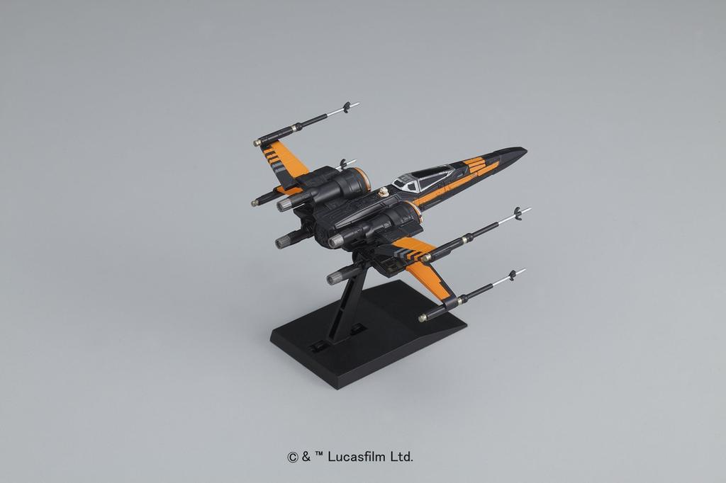 Модель транспортного средства 003 Star Wars Fighter Poe Special Machine Пластиковая модель X-Wing