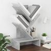 Tree Bookshelf 3 Tier 30 x 18 x 48 cm Engineered Wood