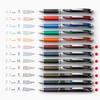 Pentel Energel Gel Ink Ballpoint Limited Silver 7 Colors Pen, Knock-Style Edition, 0.5mm, Body, BLN75-L7,