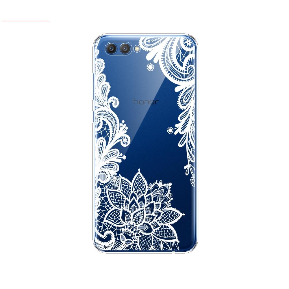 Чехол для Huawei Honor V10 VIEW 10, мягкий силиконовый чехол из ТПУ на заднюю панель телефона для Huawei Honor 10, чехол Etui, защитный чехол с принтом