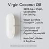 Sports Research, virgin coconut oil, cold pressed, 3,000 mg, 120 veggie softgels (1,000 mg per softgel)