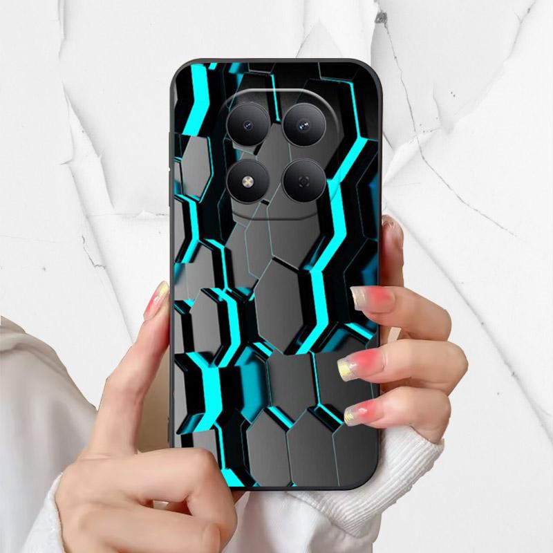 Чехол для телефона Xiaomi Poco M8 Pro Стильные защитные чехлы для камеры для Redmi Note 15 Pro Plus Pro+ 5G Coque Мягкий ТПУ Funda