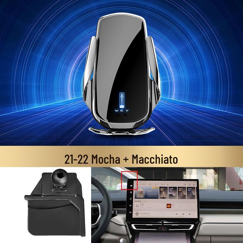 Wireless Fast Charging Phone Holder for WEY VV7/VV6/VV5/Mocha/Latte Vehicles