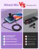 PoP Voice Microphone Professional iPhone Lavalier Pepel Всенаправленный микрофон для конденсаторного микрофона для iPhone Аудио Видео Видеоблоги iPad, iPod и т. д.