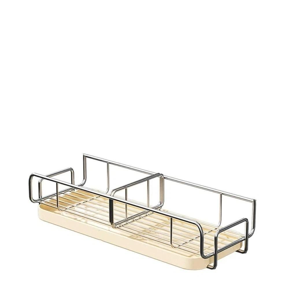 Detachable Drip Tray Sponge Holder Rustproof Metal Kitchen Organizer  Household Kitchen