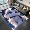 3D Ковер с кошкой Новинка! Противоскользящая Звукоизоляция, Ковер для Гостиной Спальни, Прикроватной и Офисной Зон, Прочный Моющийся Коврик