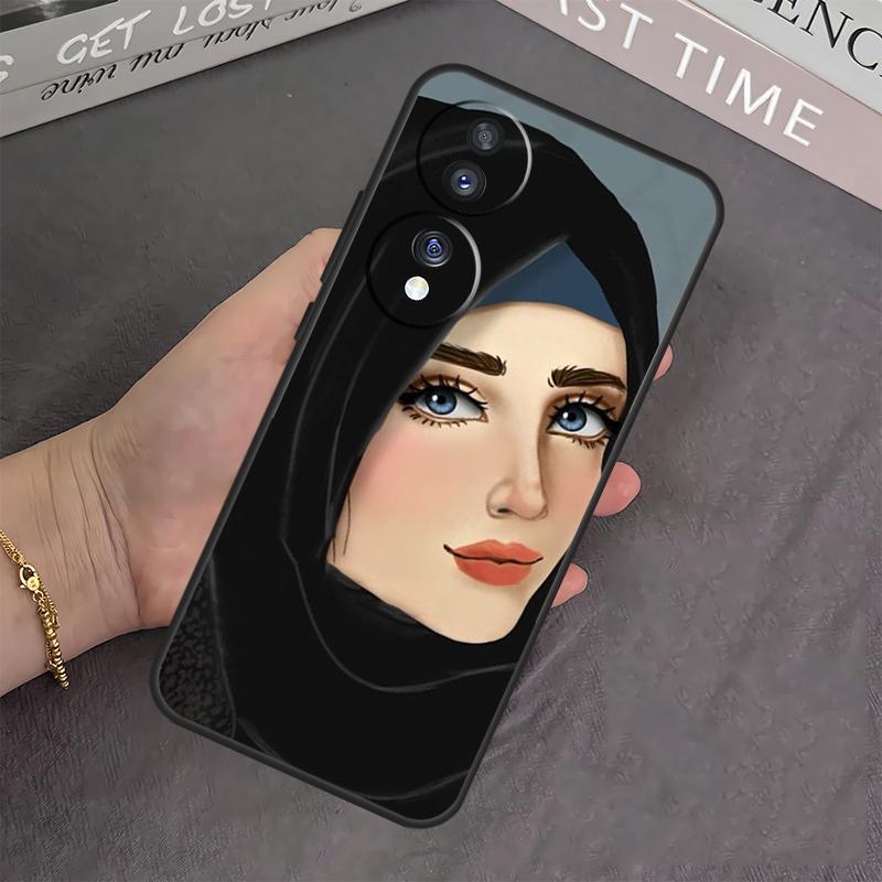 Исламский Мусульманский Хиджаби Девочки Чехол Для Honor Magic 6 Pro 5 Lite 10 50 70 90 Honor X8b X9b X7 X8 X9 X6a X7a X8a X9a Чехол