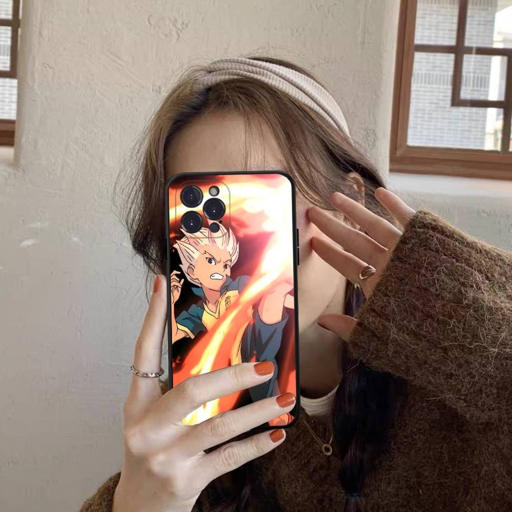 Чехол для телефона Axel Blaze Firestorm Inazuma Eleven Для Iphone 16 15 17 13 14 12 11 Pro Max Plus Черный Корпус Чехол